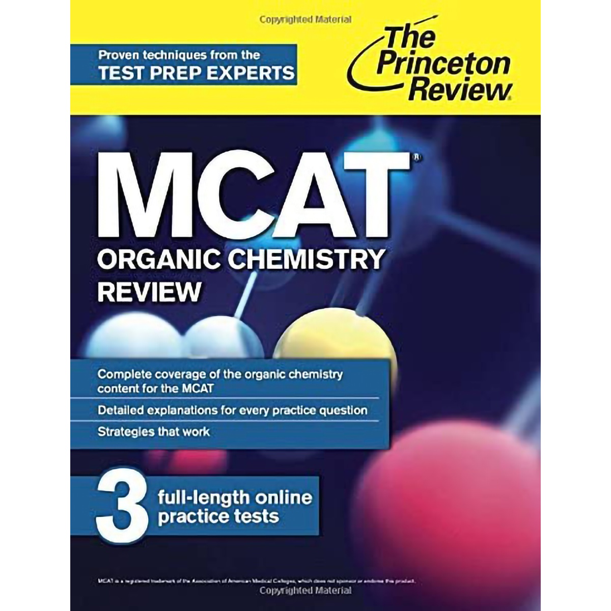 کتاب MCAT Organic Chemistry Review اثر The Princeton Review انتشارات Princeton Review