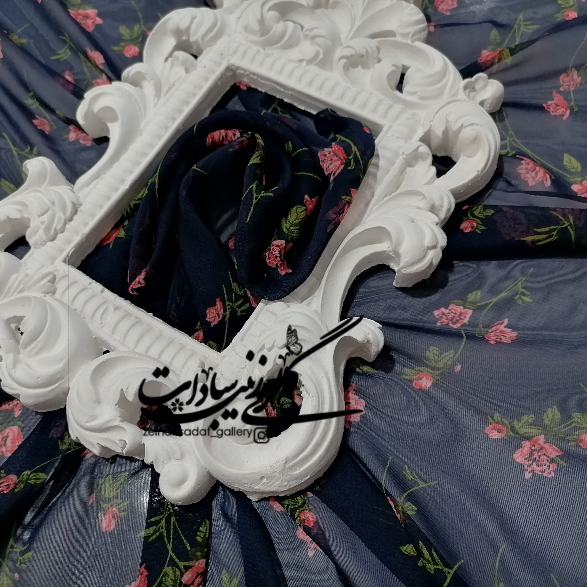 روسری تک حریر زیبا