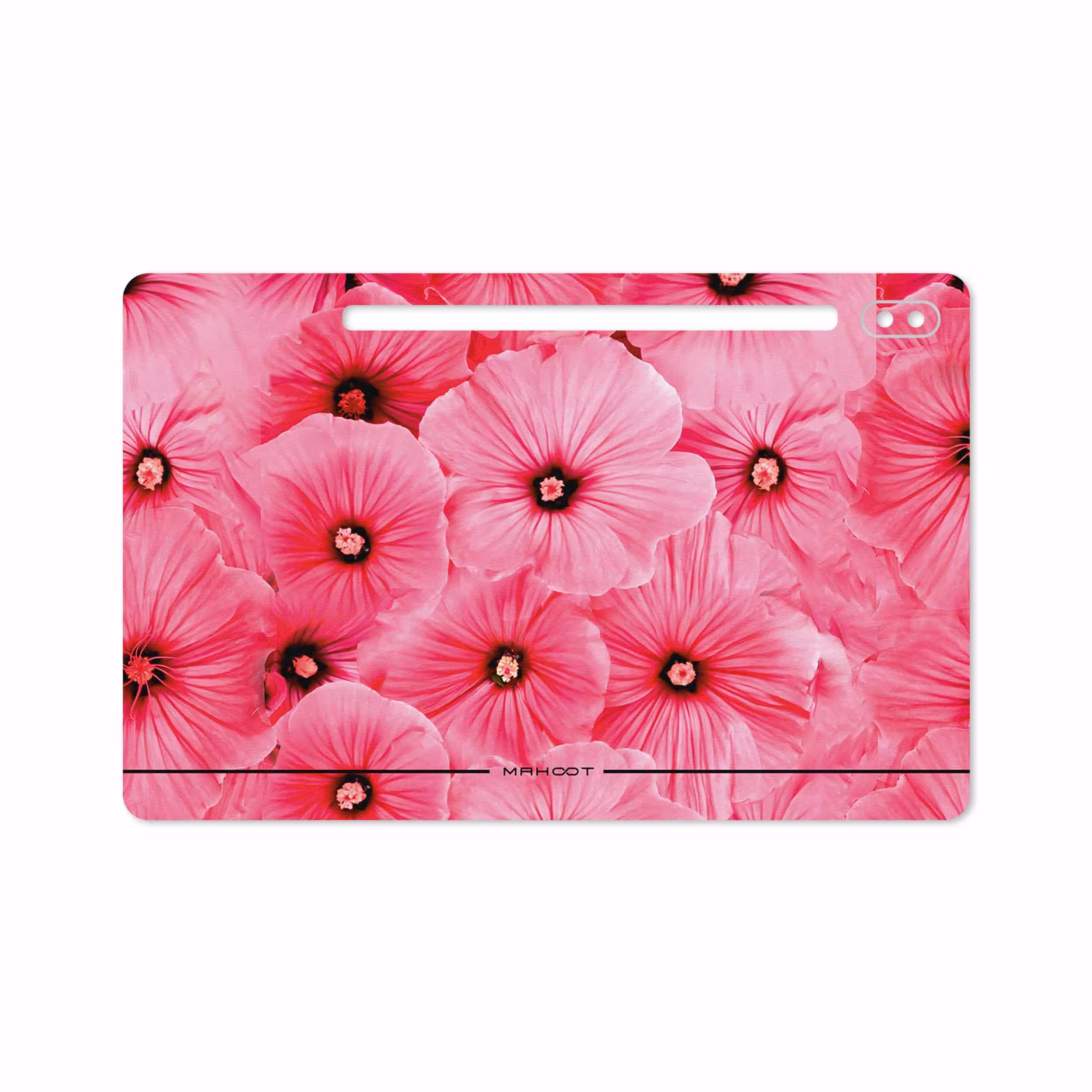 برچسب پوششی ماهوت مدل Pink-Flower مناسب برای تبلت سامسونگ Galaxy Tab S6 2019 SM-T860