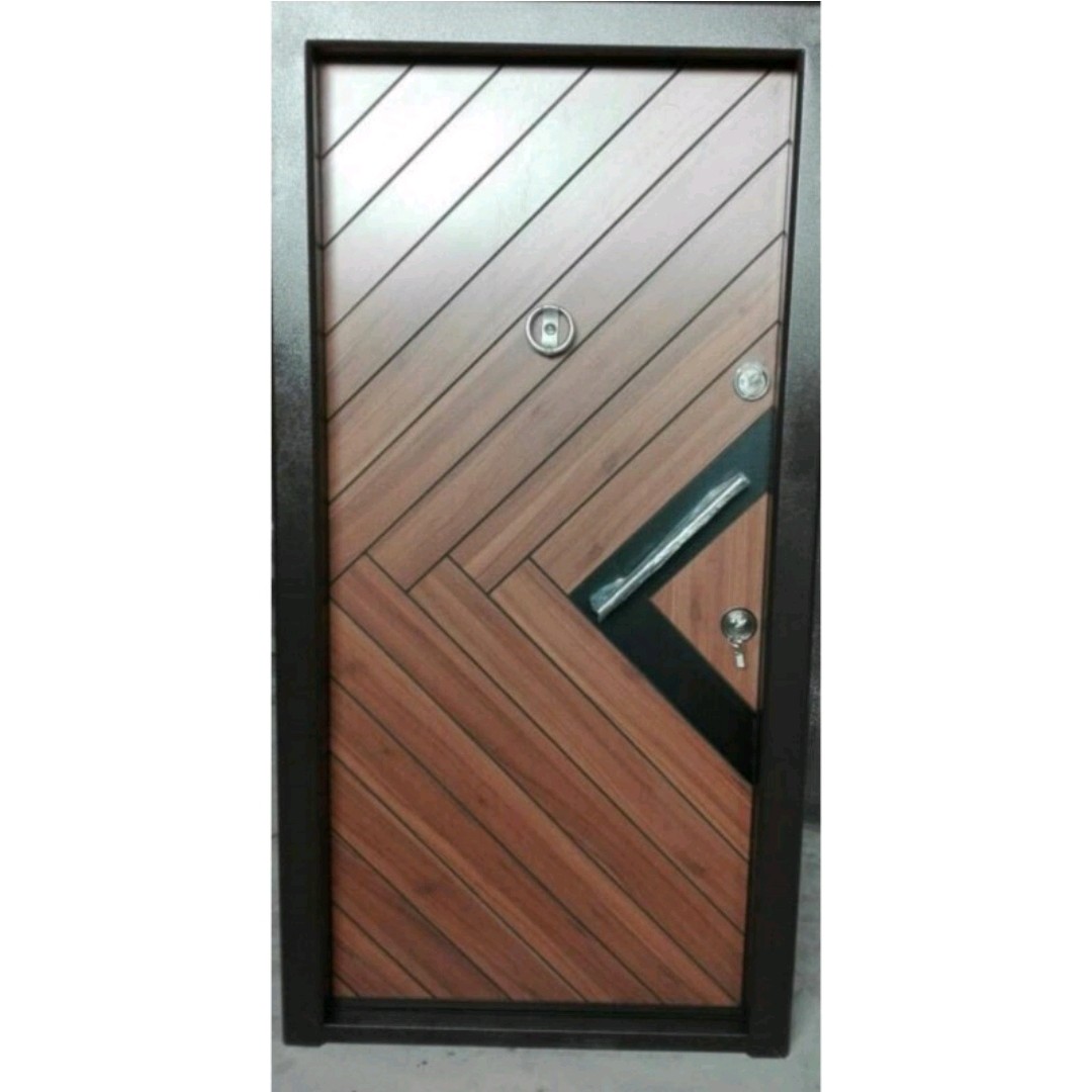 درب ضد سرقت دو رنگ cnc روکش لامینوکس 