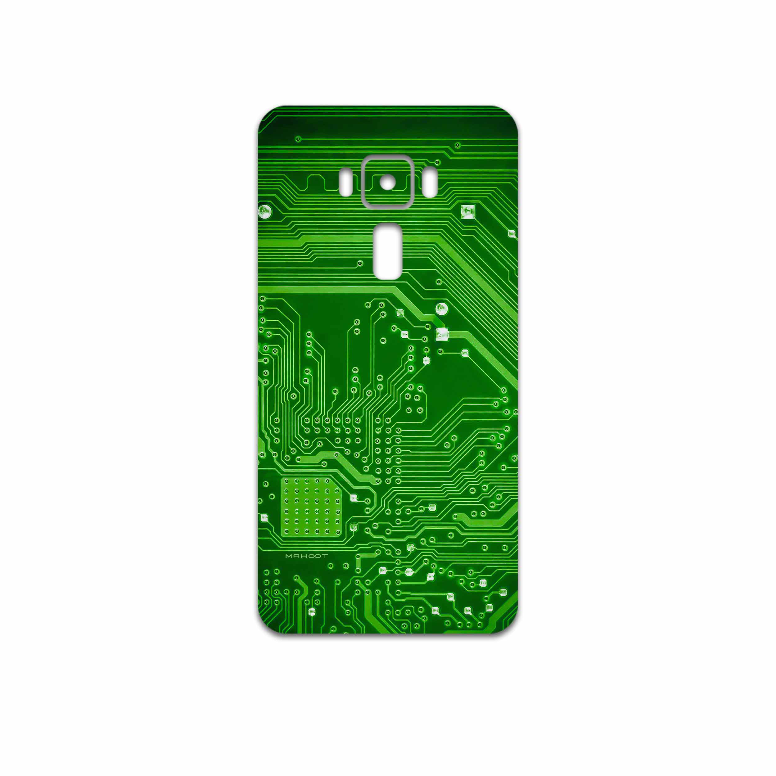 برچسب پوششی ماهوت مدل Green Printed Circuit Board مناسب برای گوشی موبایل ایسوس Zenfone 3 ZE552KL