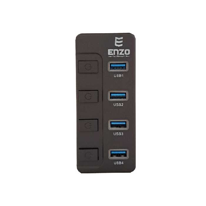 هاب 4پورت ENZO UH-45 USB3 - یاسین کامپیوتر