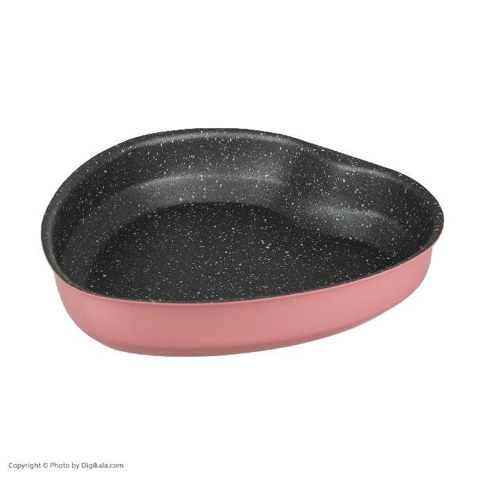 ظرف پخت کاج نچسب طرح قلب مدل کاملیا