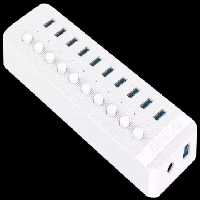 هاب 10 پورت کلیددار ORICO مدل CT2U3-10AB