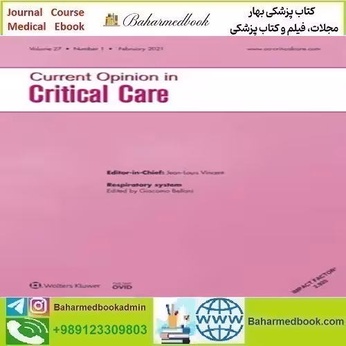 Current Opinion in Critical Care 2023 Full Archives TRUE PDF