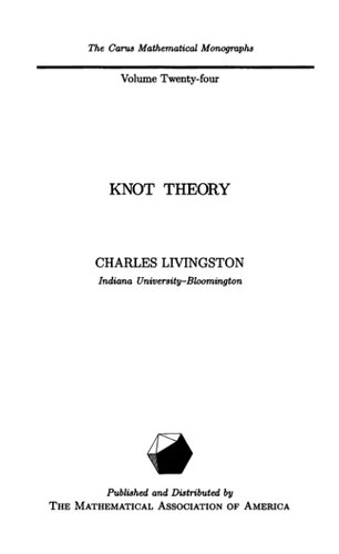 خرید و دانلود نسخه کامل کتاب Knot Theory