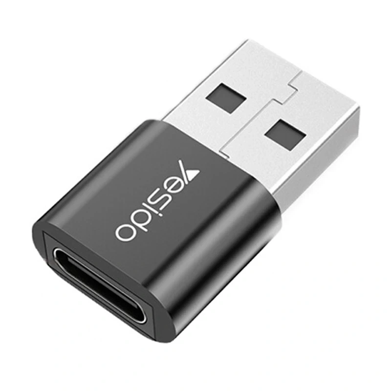 مبدل کانکتور مدل USB-C به USB از برند یسیدو Yesido GS09 (100% اورجینال)