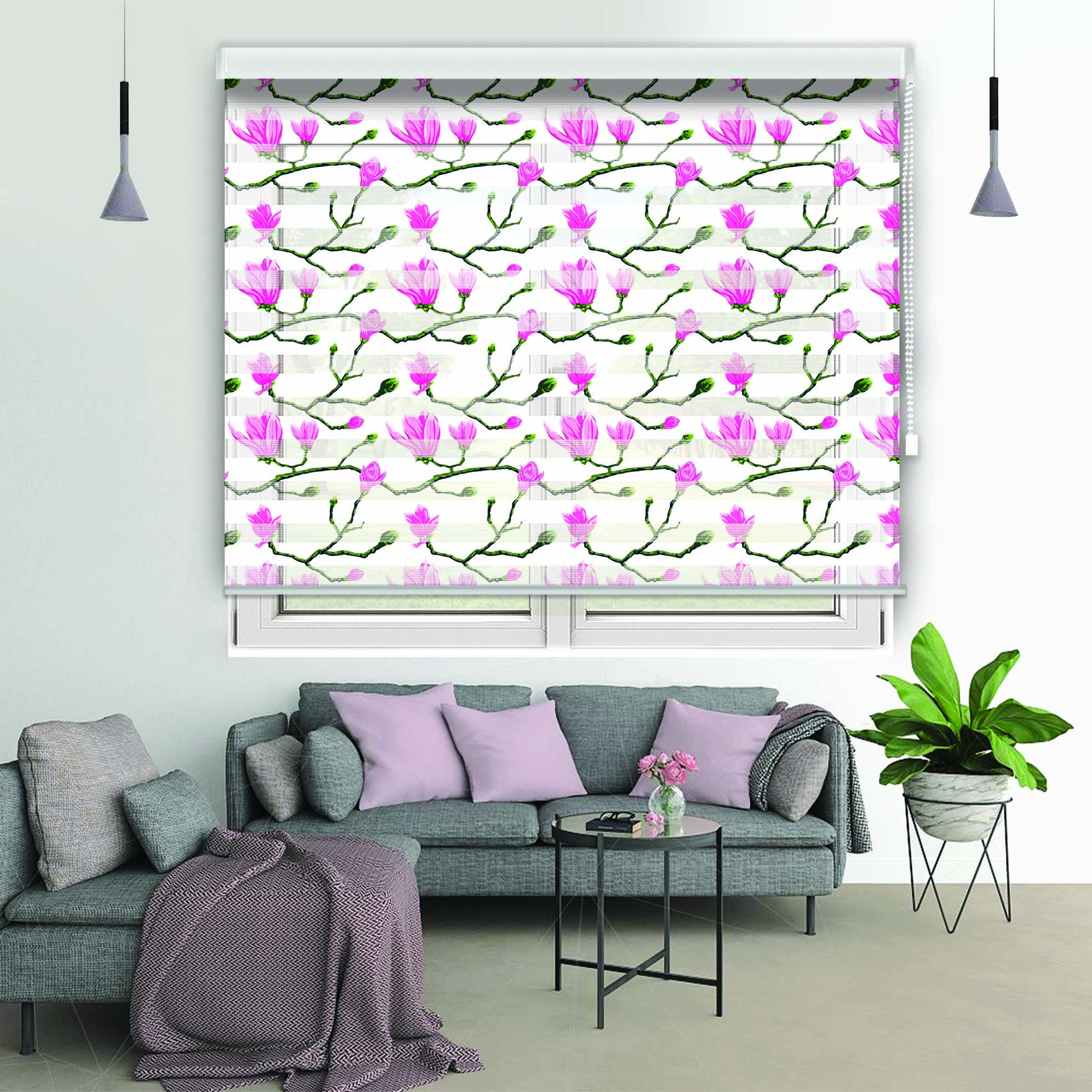  پرده زبرا مدل TO-2 سایز 180x200 سانتی متر