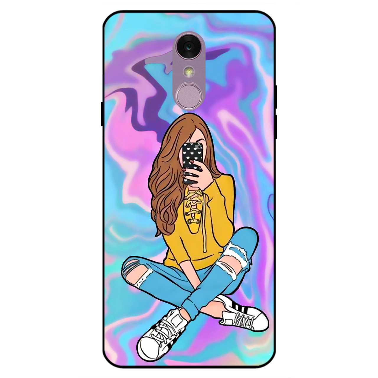  کاور مگافون کد 7592 مناسب برای گوشی موبایل ال جی Q7 / Q7 Plus