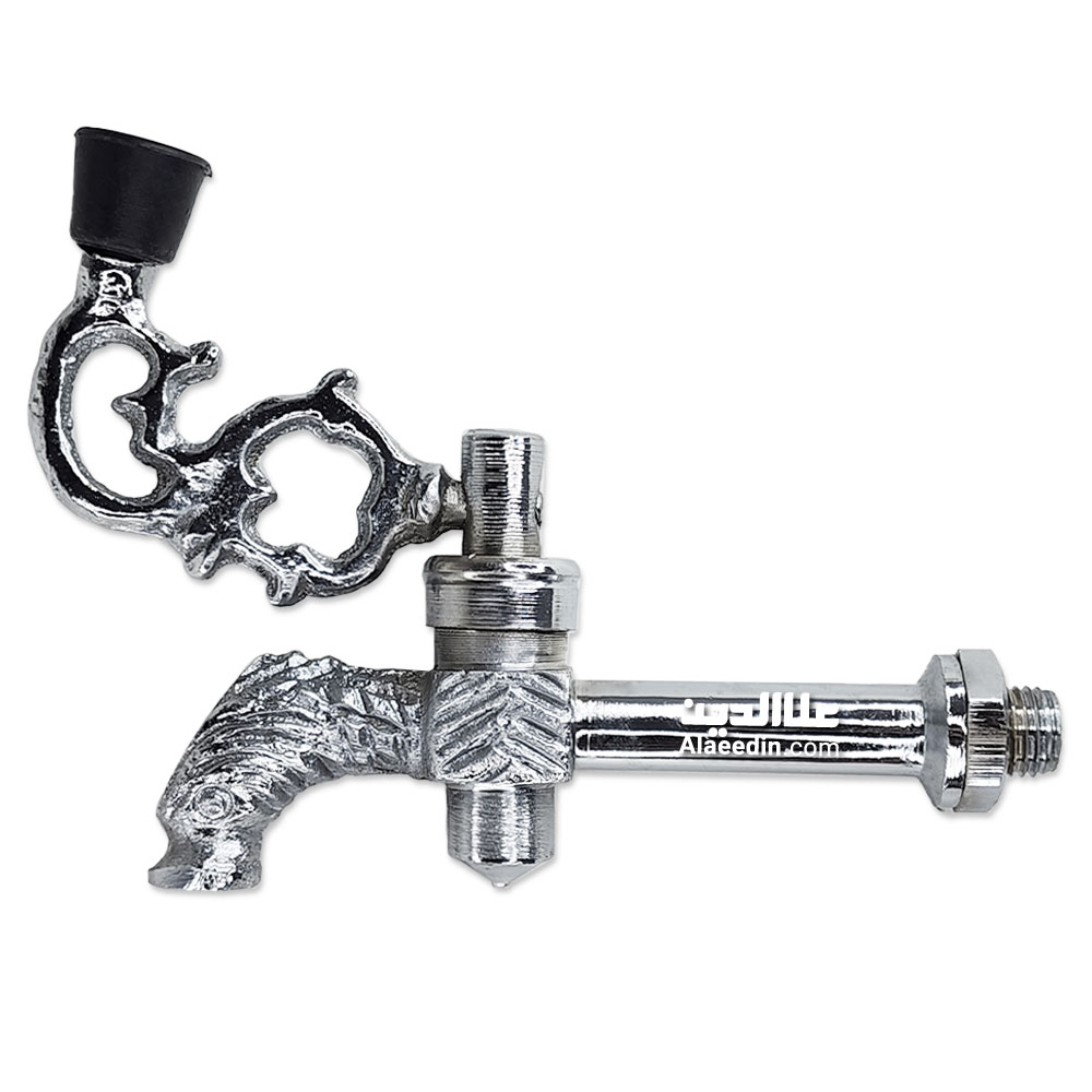 شیر سماور کله اسبی مدل قالپاقی طرح سنتی برنجی اعلا