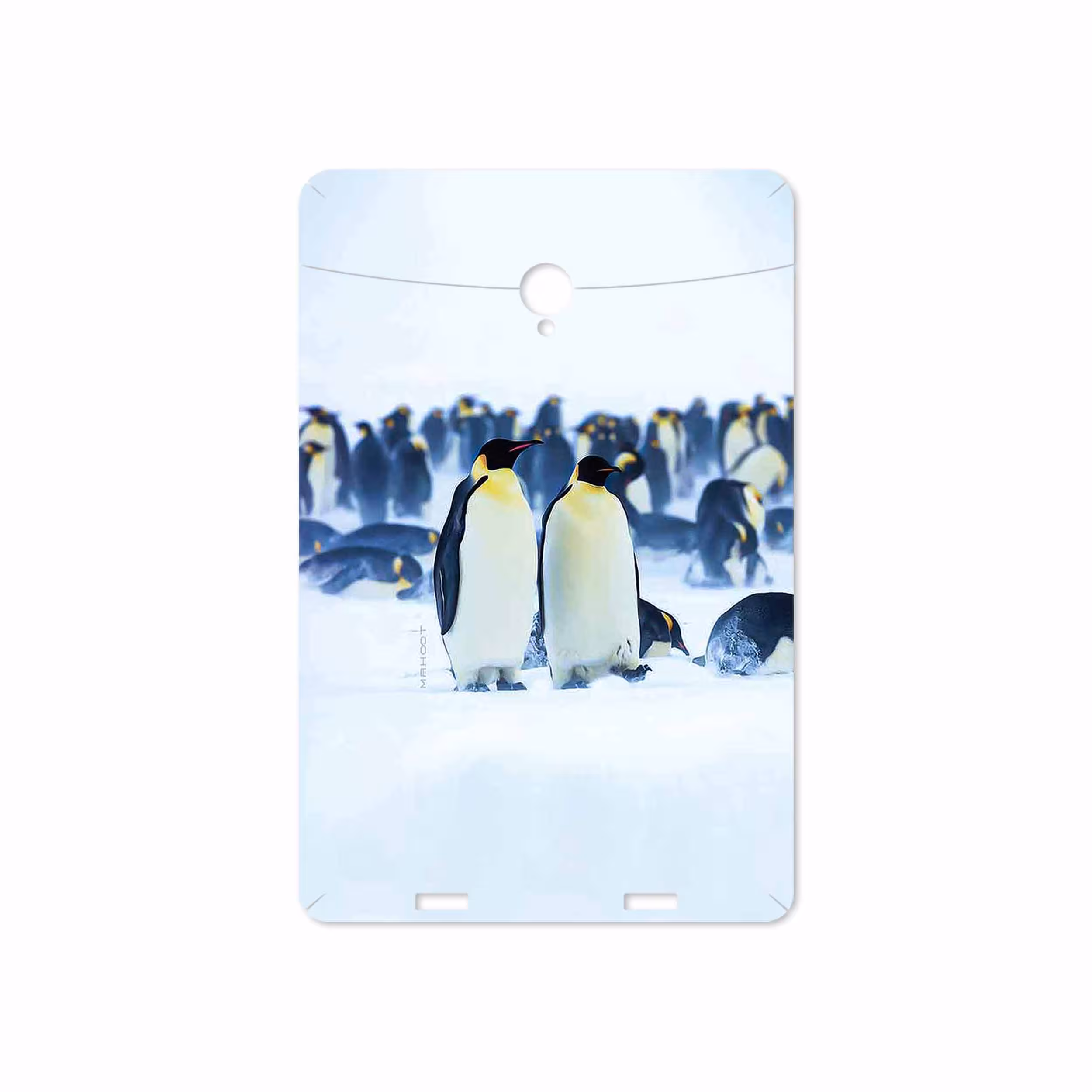 برچسب پوششی ماهوت مدل Penguin مناسب برای تبلت وریکو Unipad