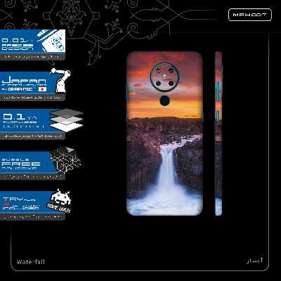 برچسب پوششی ماهوت مدل Waterfall-FullSkin مناسب برای گوشی موبایل نوکیا 5.3