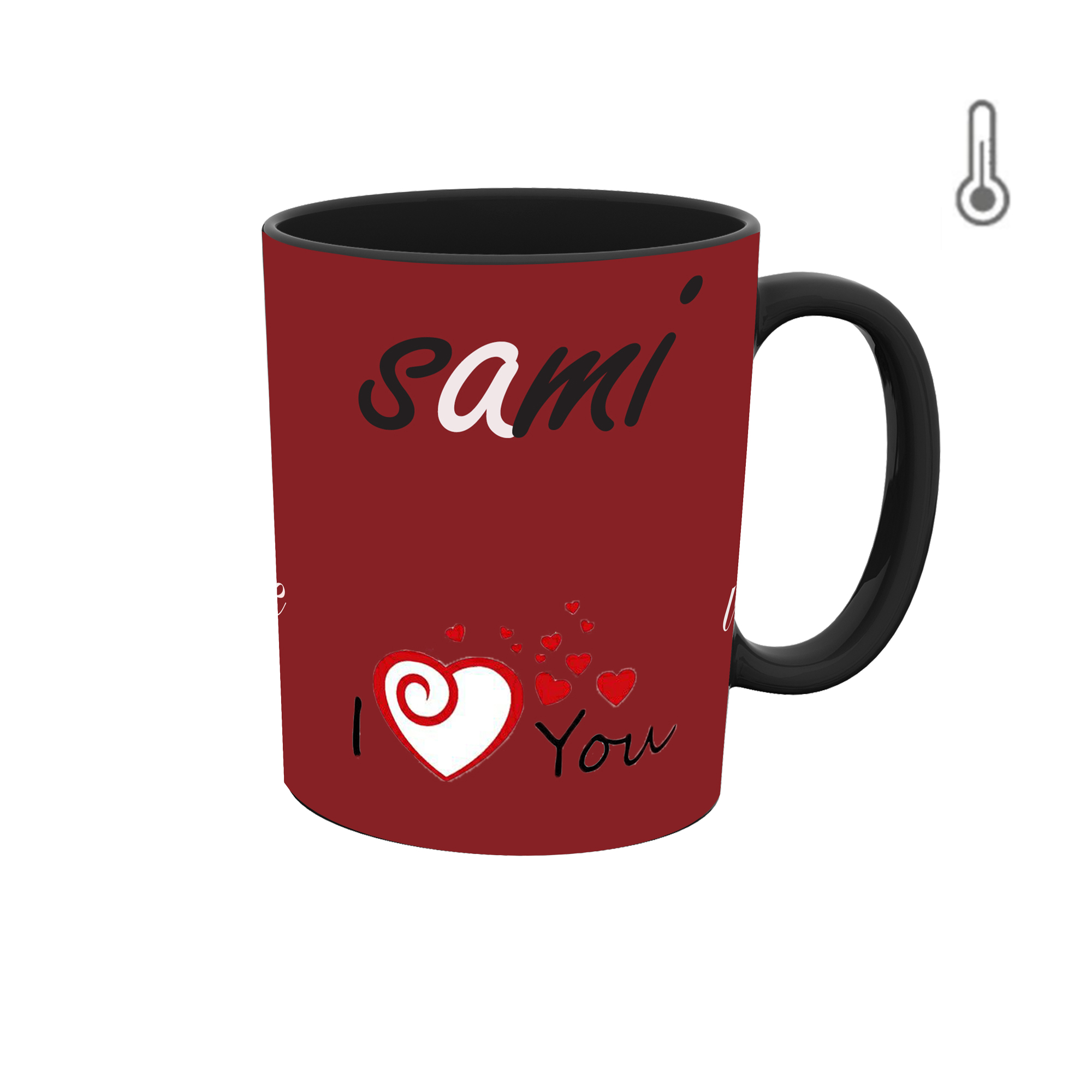 ماگ حرارتی طرح اسم سامی 