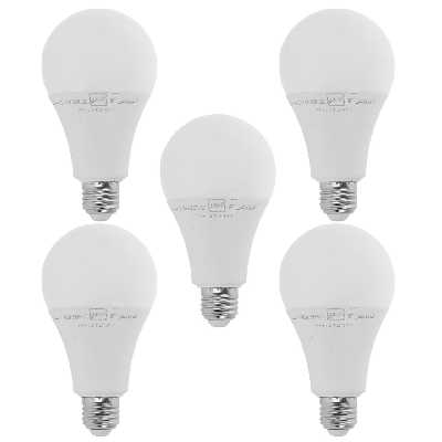 لامپ ال ای دی 15 وات فروزش مدل i20 پایه E27 بسته 5 عددی