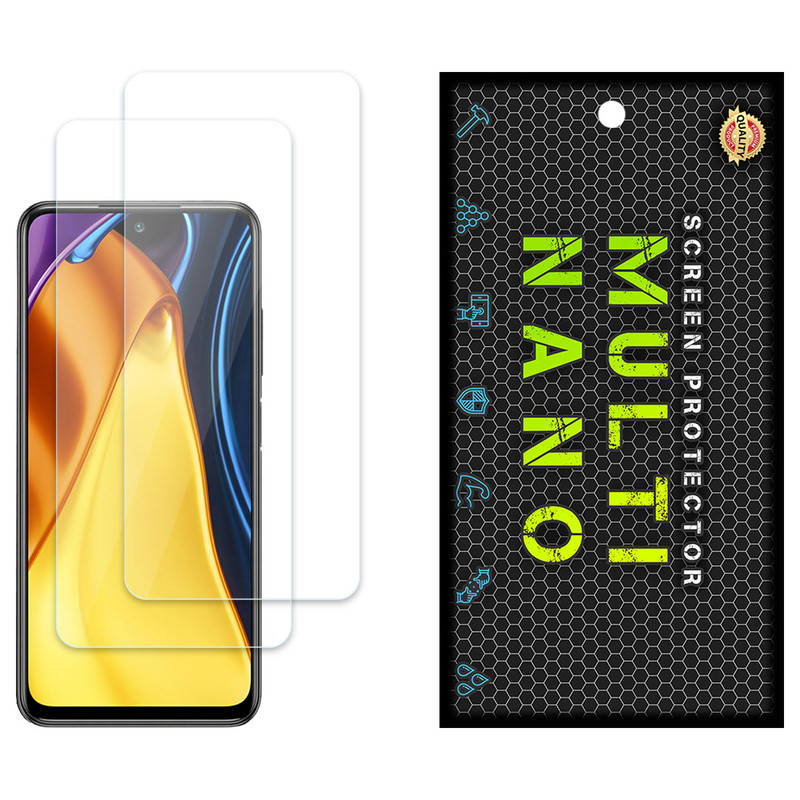 محافظ صفحه نمایش مولتی نانو مدل X-S2N مناسب برای گوشی موبایل شیائومی Poco M3 Pro بسته دو عددی | کالا برتری