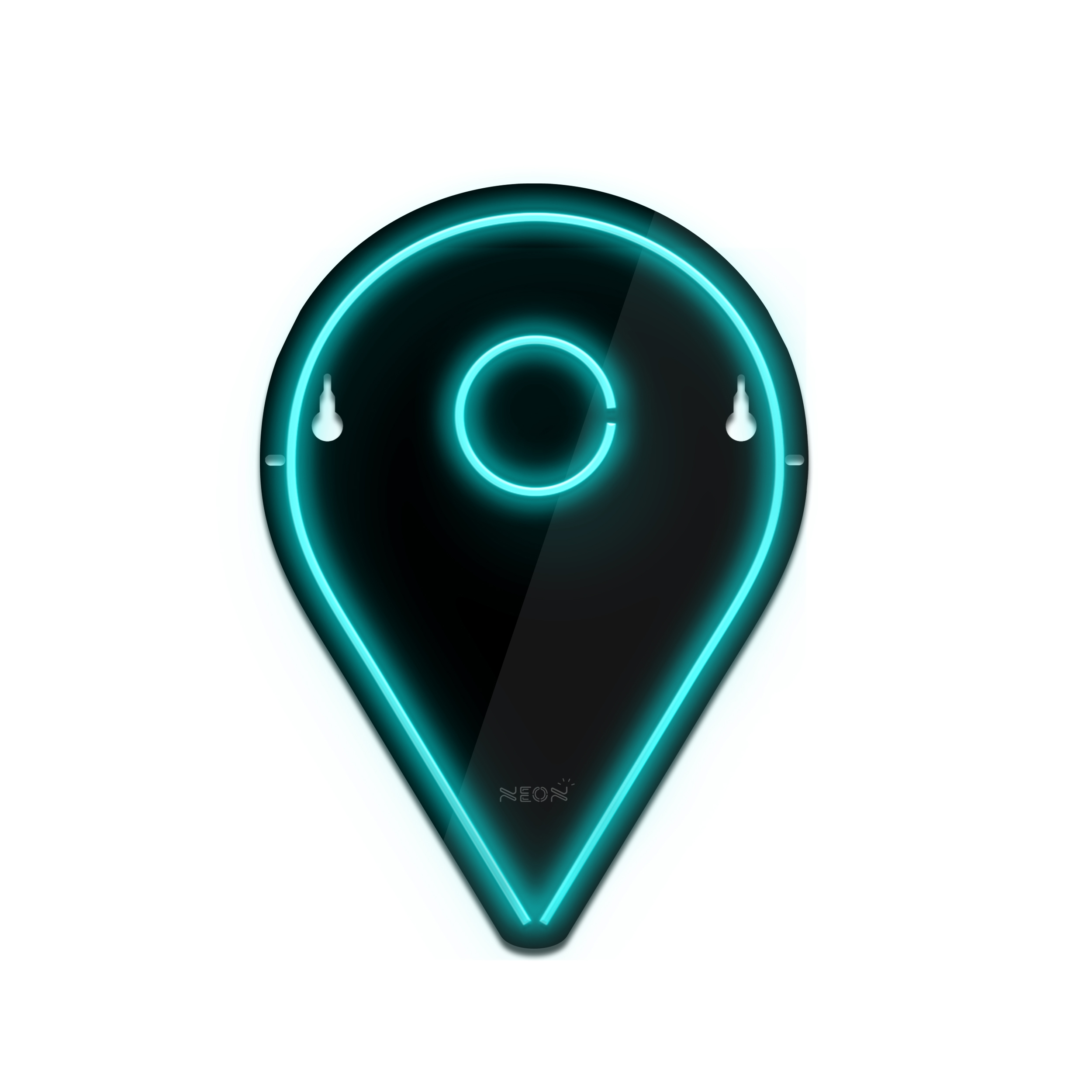 چراغ دیواری نئون دیزاین طرح Location-BL_TBL