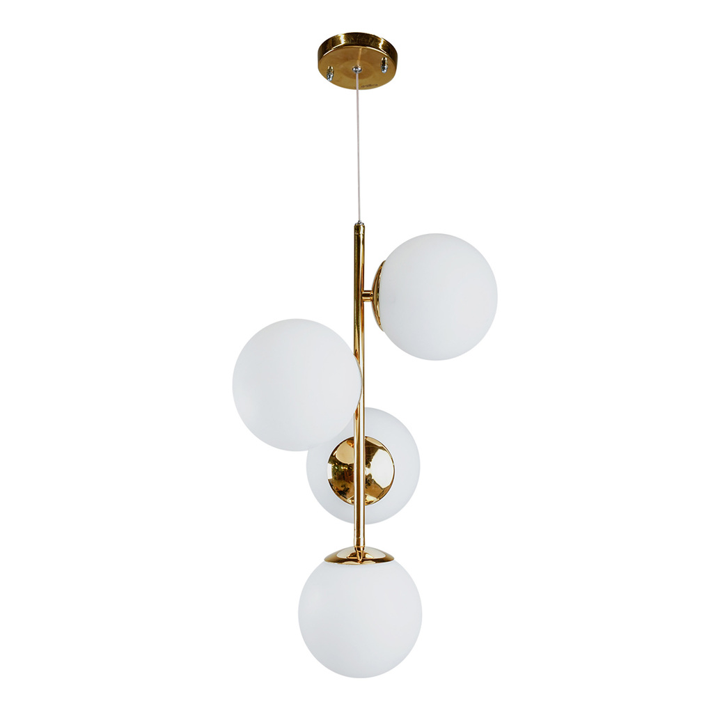 لوستر چهار شعله مولکولی چشمه نور مدل A1232/4