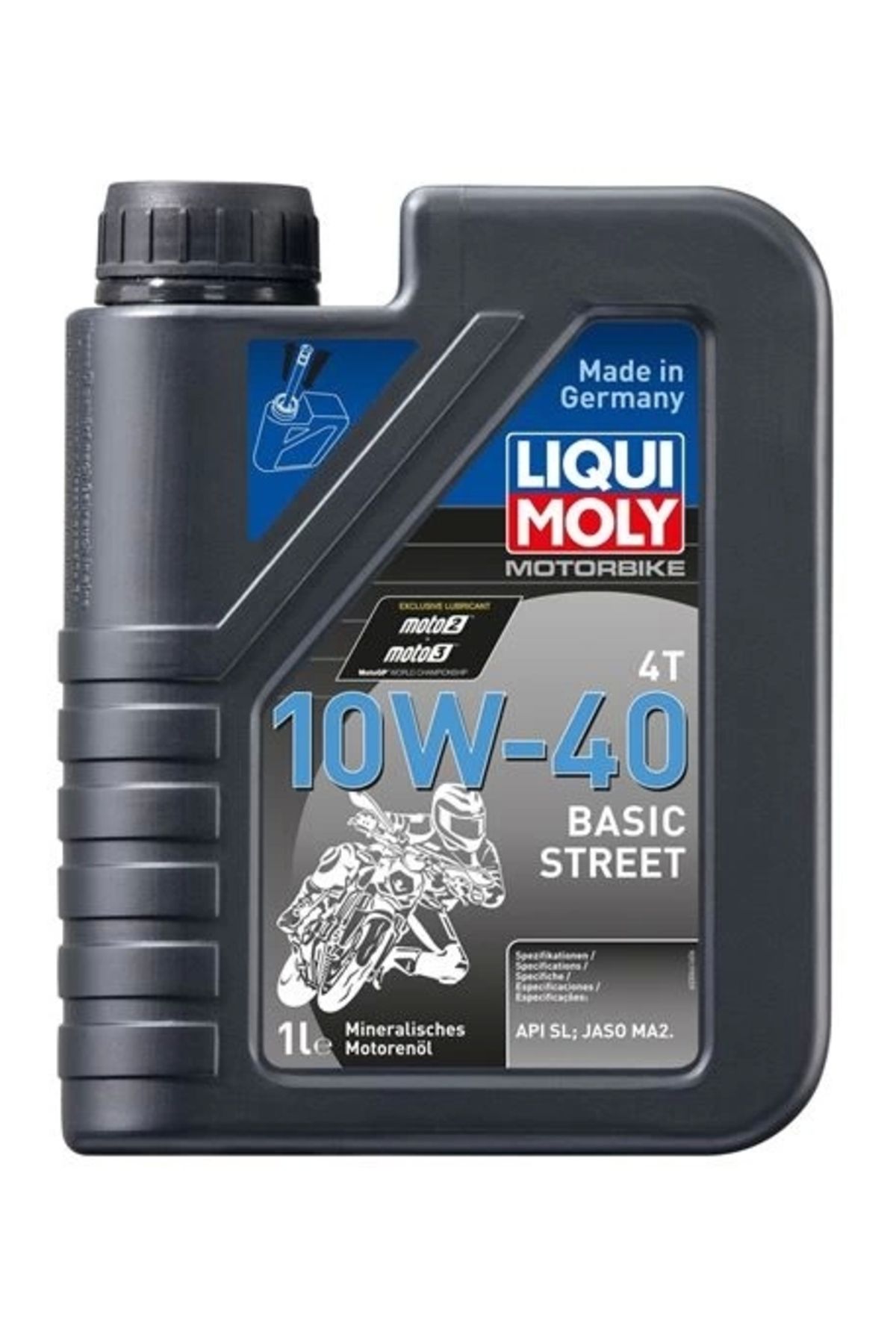 روغن و مکمل موتور LIQUI MOLY 10W 40 STREET 1 LT مصنوعی موتول اورجینال Motul