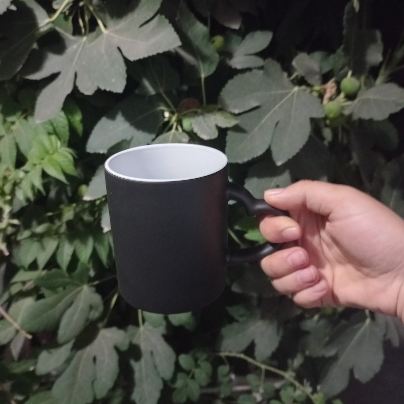 ماگ لیوان  حرارتی دسته قلبی (طرحی با عکس دلخواه شما) 