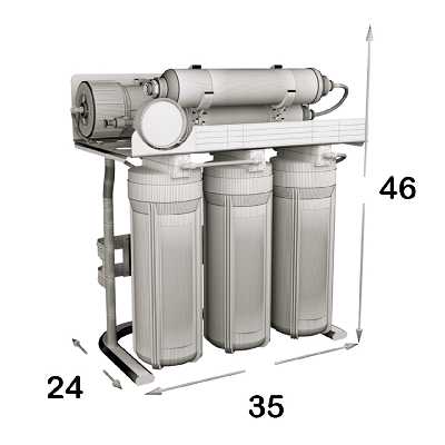 دستگاه تصفیه کننده آب اس اس وی مدل MaxTec X600 به همراه فیلتر بسته 3 عددی