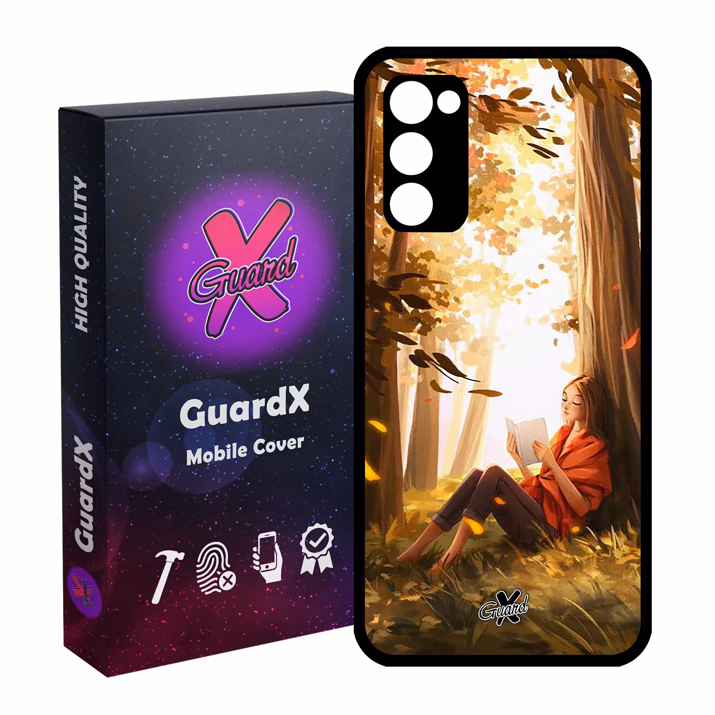 کاور گارد ایکس طرح دختر مدل Glass10276 مناسب برای گوشی موبایل سامسونگ Galaxy S20 FE