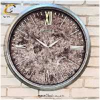 ساعت دیواری اورجینال ولدر PVC نقره ای| کد رفرنس 640