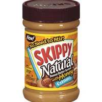 کره بادام زمینی بدون گلوتن عسلی کرمی اسکیپی