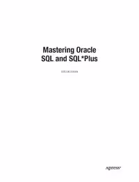 خرید و دانلود نسخه کامل کتاب Mastering Oracle SQL and SQLPlus
