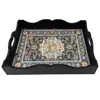 سینی رزینی طرح فرش کد 30x40