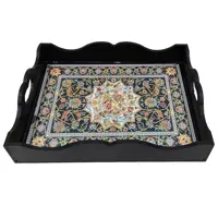 سینی رزینی طرح فرش کد 30x40