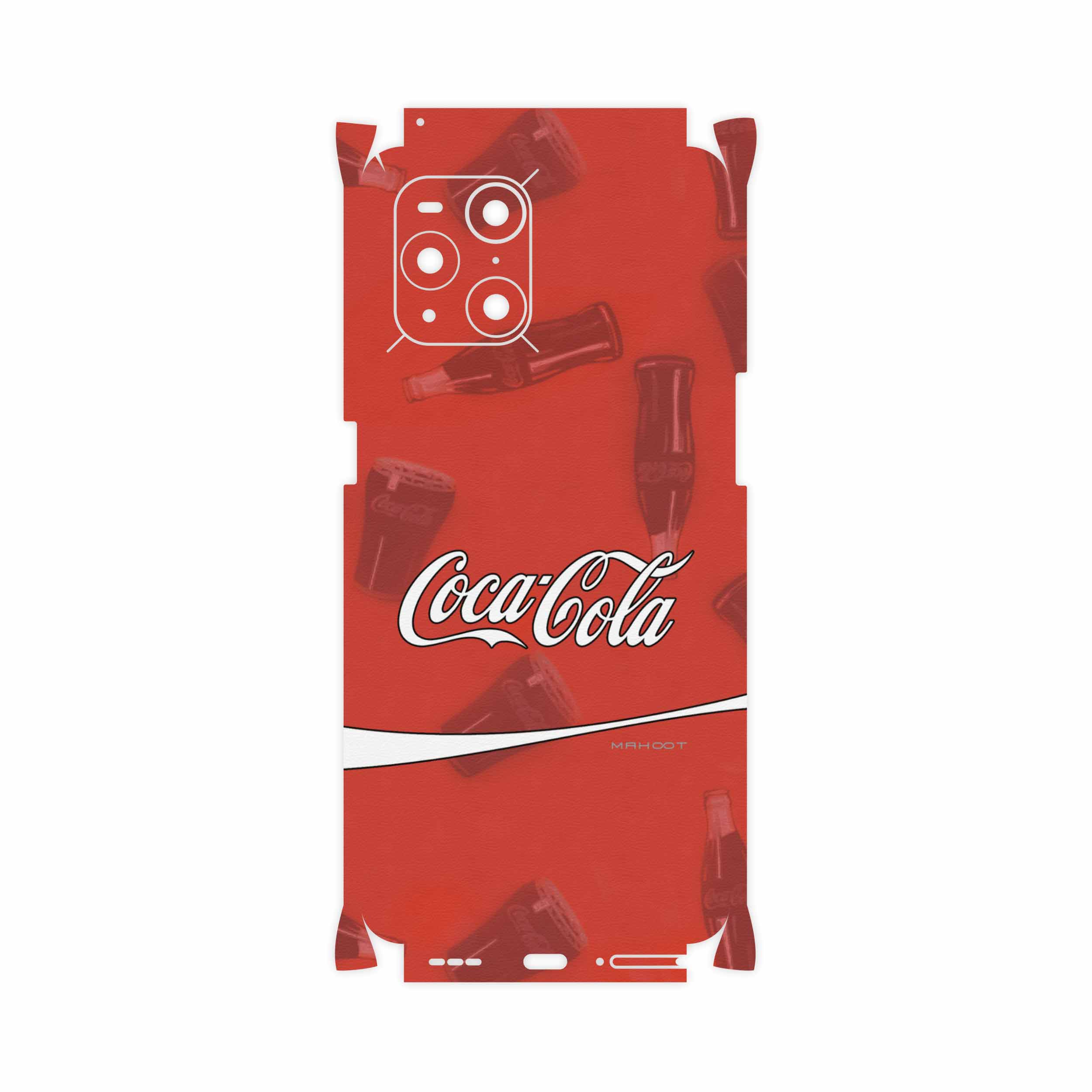 برچسب پوششی ماهوت مدل Coca-Cola-Logo-FullSkin مناسب برای گوشی موبایل اپو Find X3 Pro
