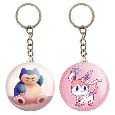 جاکلیدی خندالو مدل سیلوئون و اسنورلکس انیمه پوکمون کد 1731817317 مجموعه 2 عددی