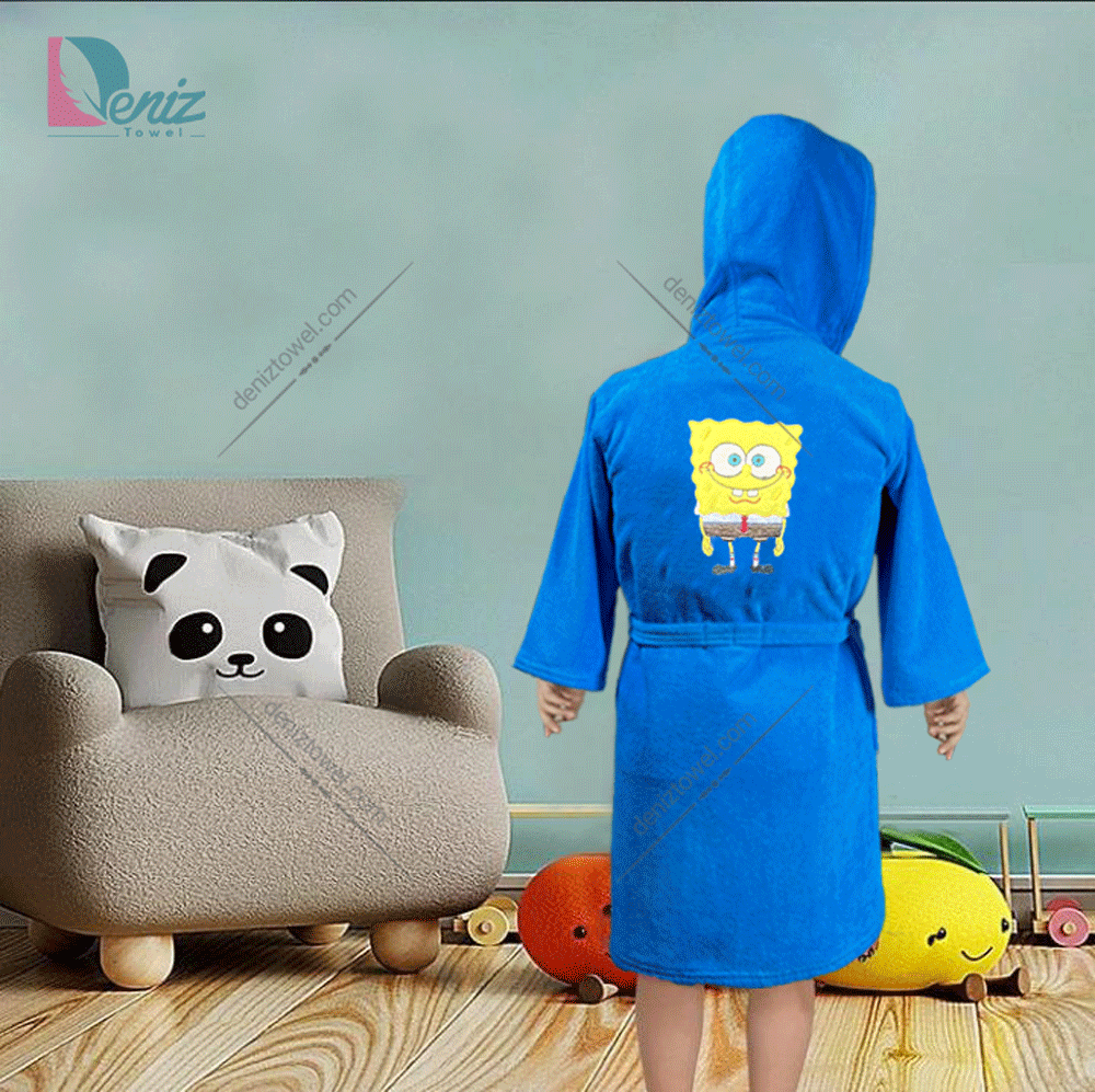 حوله کودک گلدوزی طرح باب اسفنجی