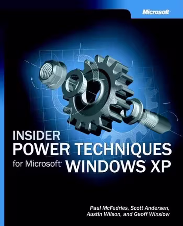 خرید و دانلود نسخه کامل کتاب Insider Power Techniques for Microsoft Windows XP