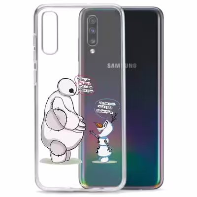 کاور طرح Olaf &amp; Baymax مناسب برای گوشی موبایل سامسونگ Galaxy A70 