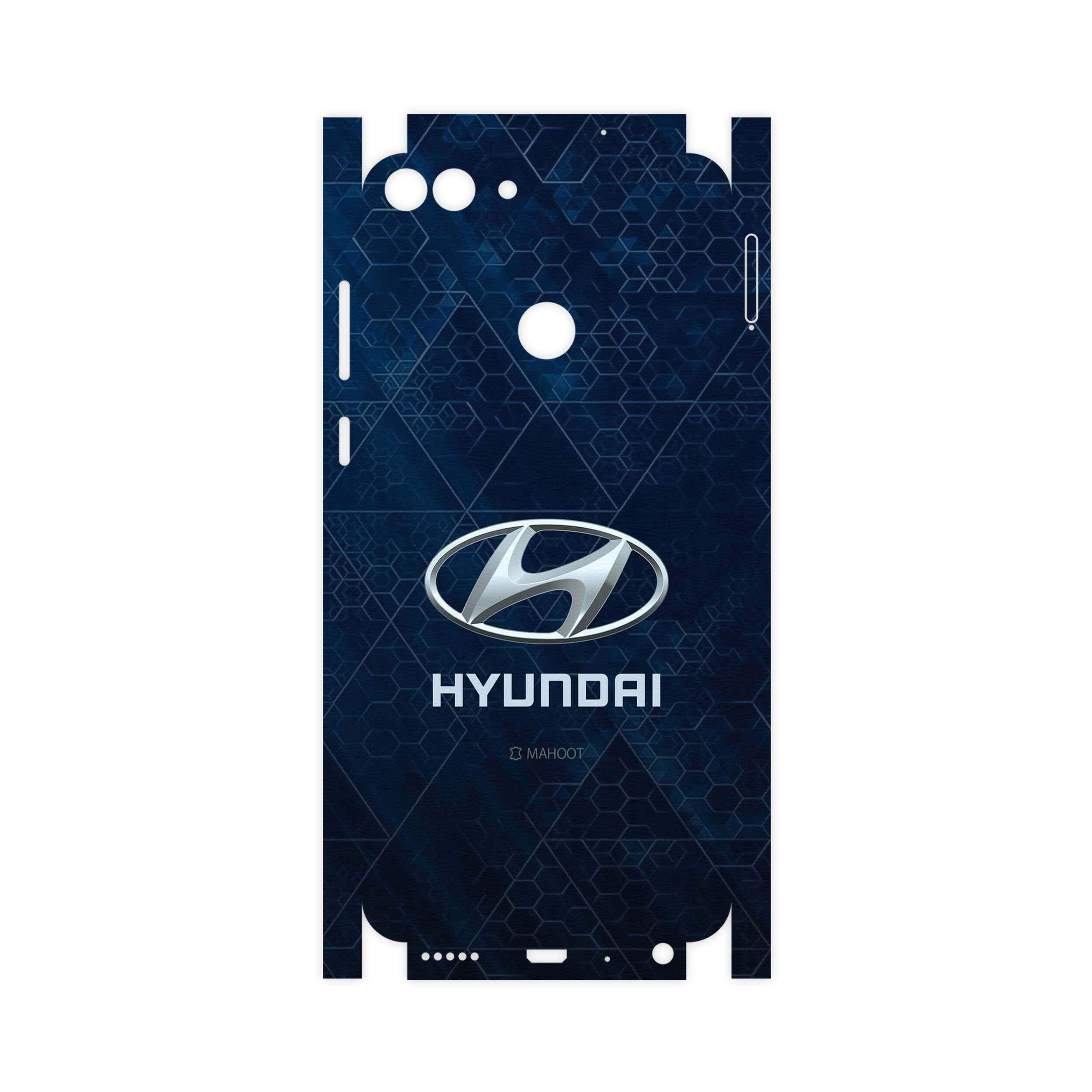 برچسب پوششی ماهوت مدل Hyundai-FullSkin مناسب برای گوشی موبایل هوآوی P Smart