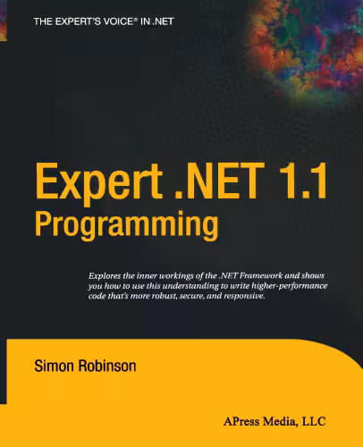 خرید و دانلود نسخه کامل کتاب Expert .NET 1.1 Programming