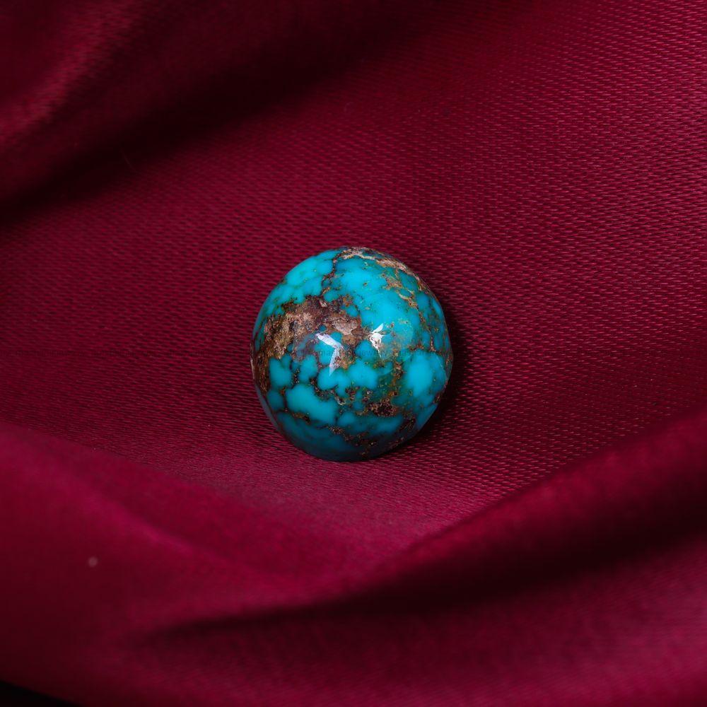 نگین فیروزه شجری کد 11614 - جواهری مشاهیر