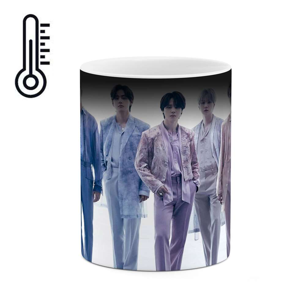 ماگ حرارتی طرح گروه موسیقی کره ای - کی پاپ -Kpop مدل mgph14383