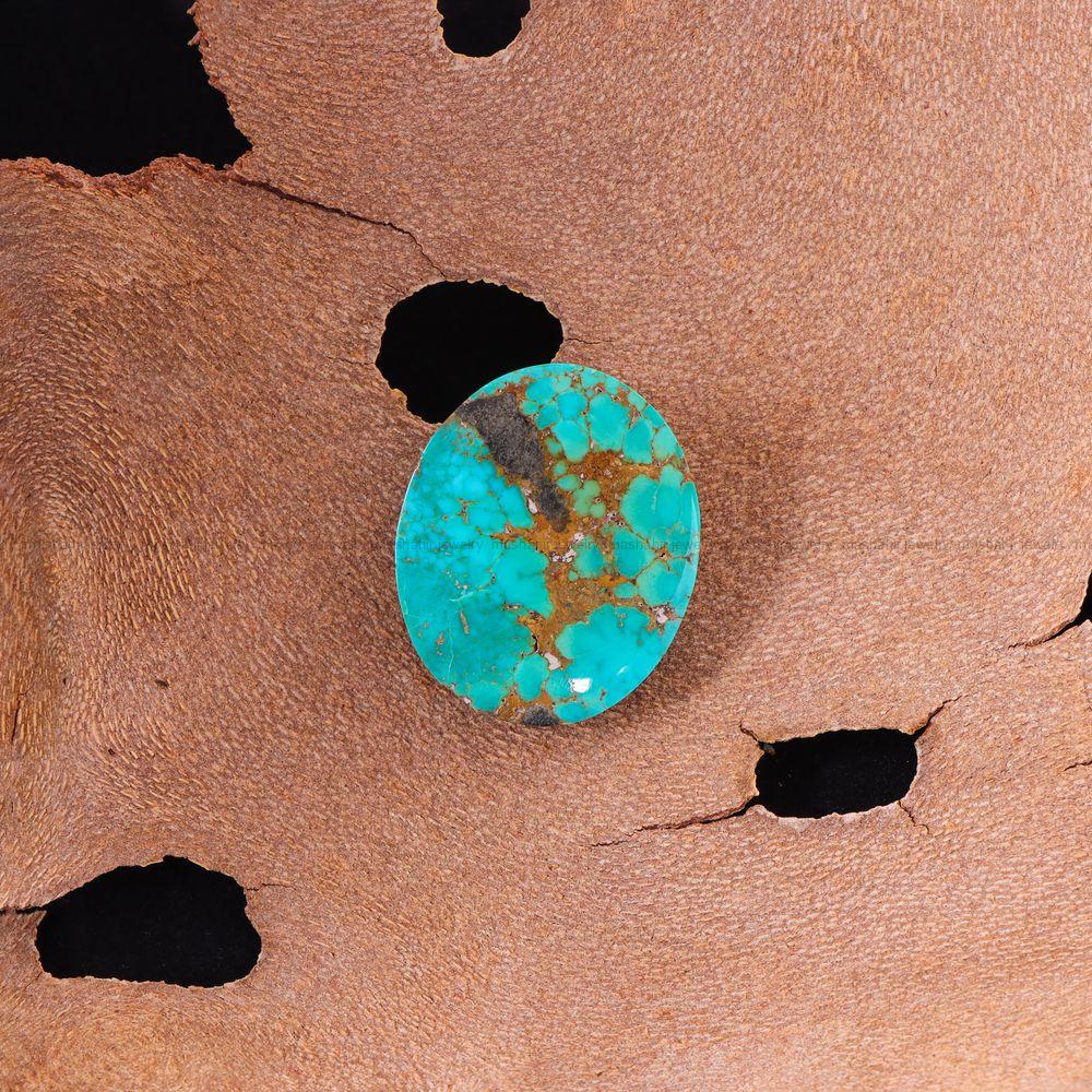 نگین فیروزه شجری کد 11622 - جواهری مشاهیر