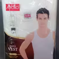 زیرپوش مردانه  رکابی APOLLOسفید