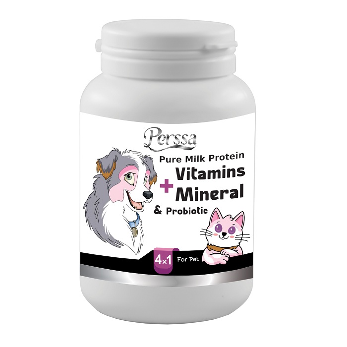 پودر مکمل ویتامین و مینرال پرسا حیوانات خانگی