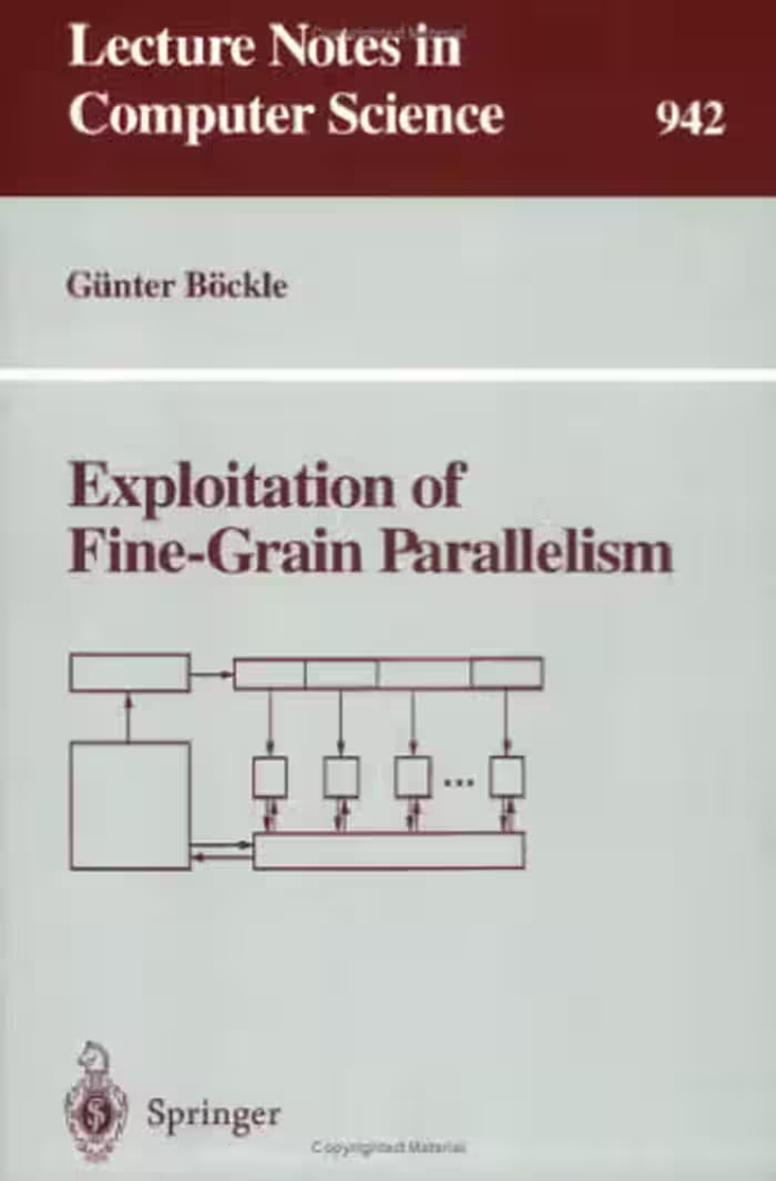 خرید و دانلود نسخه کامل کتاب Exploitation of Fine-Grain Parallelism