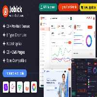 دانلود قالب مدیریتی بوت استرپ Jobick