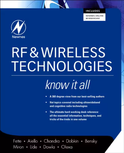 خرید و دانلود نسخه کامل کتاب RF &amp; Wireless Technologies (Newnes Know It All)