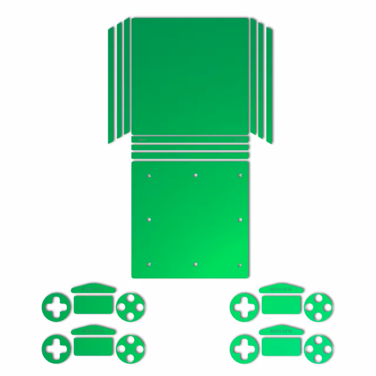 برچسب ماهوت مدل Green Color Special مناسب برای کنسول بازی PS4 Pro