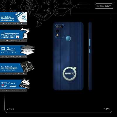 برچسب پوششی ماهوت مدل Volvo-FullSkin مناسب برای گوشی موبایل اینفینیکس Hot 10 Play