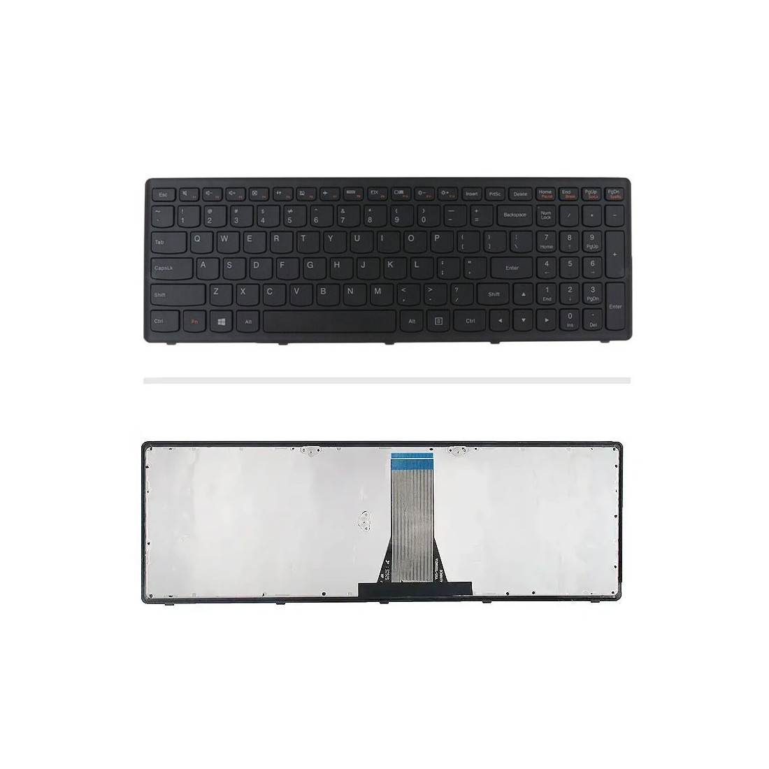 کیبورد لپتاپ لنوو Z510 (IdeaPad | با فریم مشکی) ®