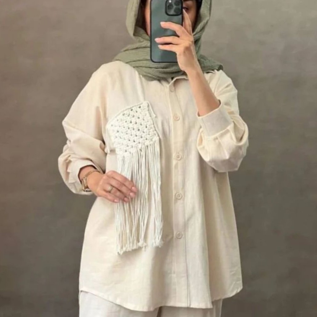 تونیک جیب مکرومه