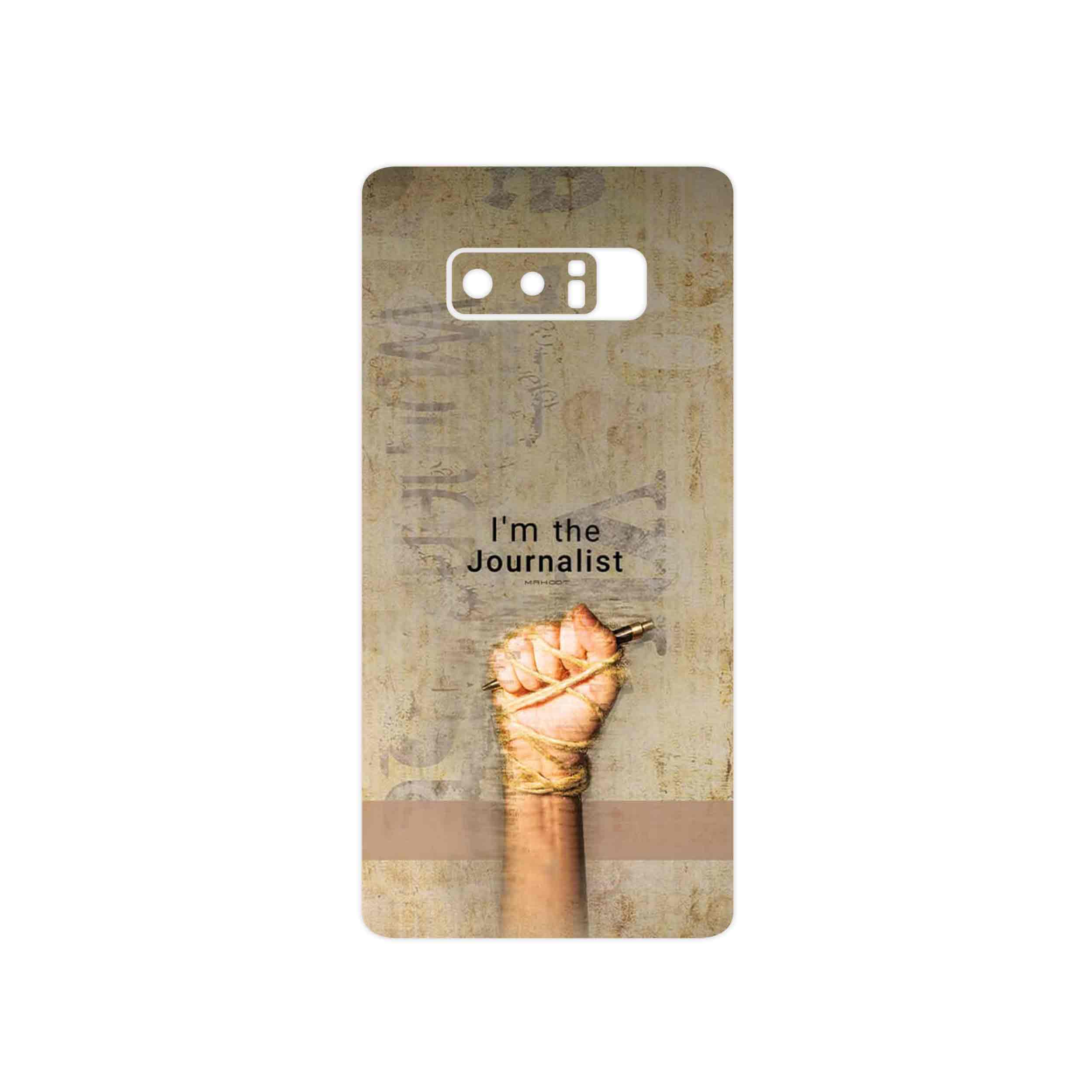 برچسب پوششی ماهوت مدل Journalist مناسب برای گوشی موبایل سامسونگ Galaxy Note 8